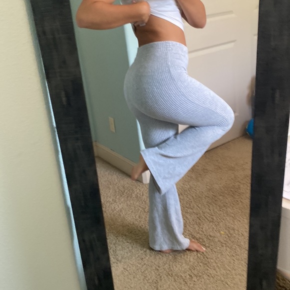 Grey flare leggings - Picture 3 of 5